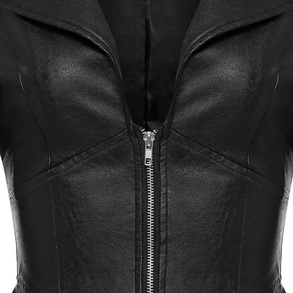 Faux Leather Jacket