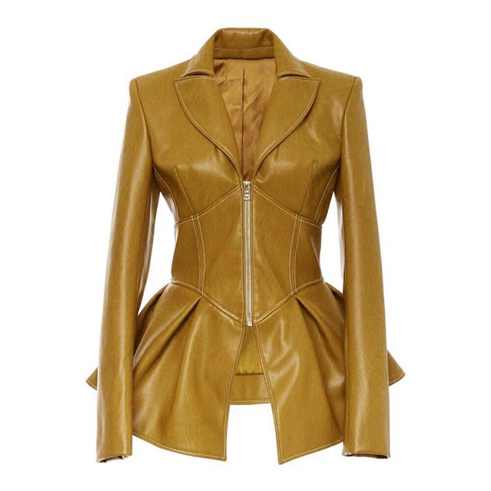 Faux Leather Jacket