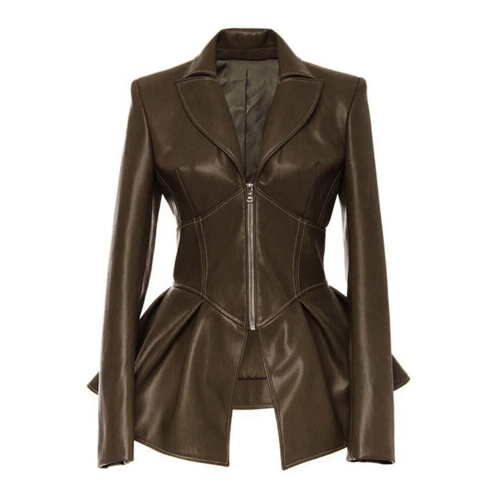 Faux Leather Jacket