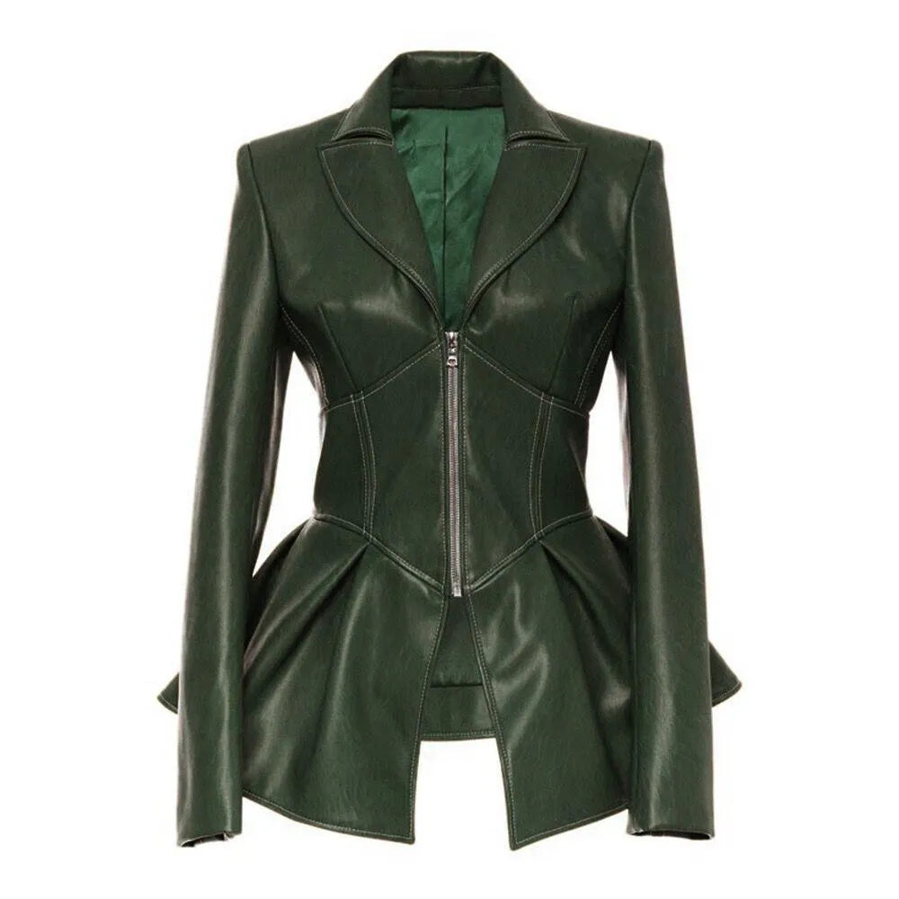 Faux Leather Jacket