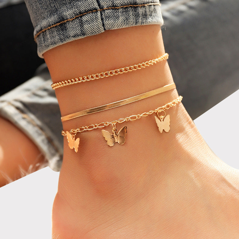 Love That Feeling Butterfly Bracelet Anklet