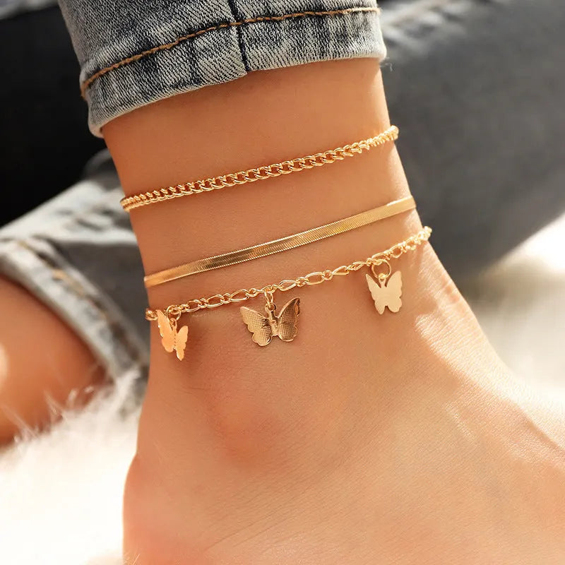 Love That Feeling Butterfly Bracelet Anklet