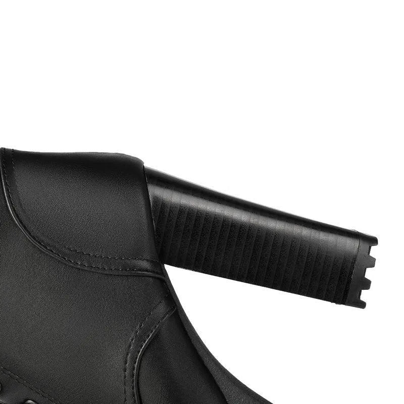 Moscow Zipper Short Boots
