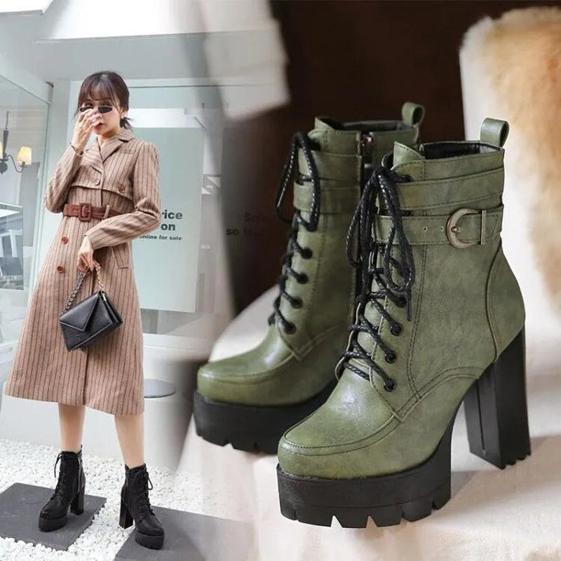 Moscow Zipper Short Boots