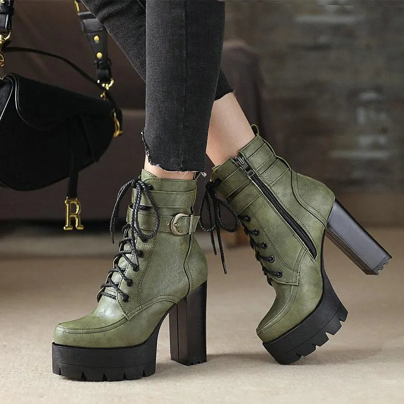 Moscow Zipper Short Boots