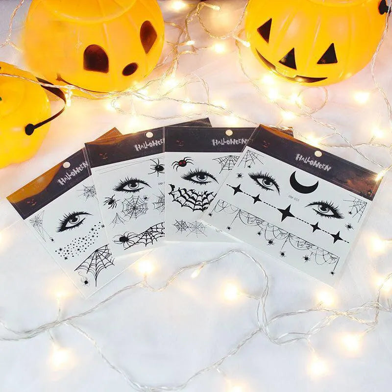 “Trick or Treat”Horror Makeup Tattoo Sticker
