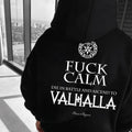 Letter Print Viking Totem Hoodie