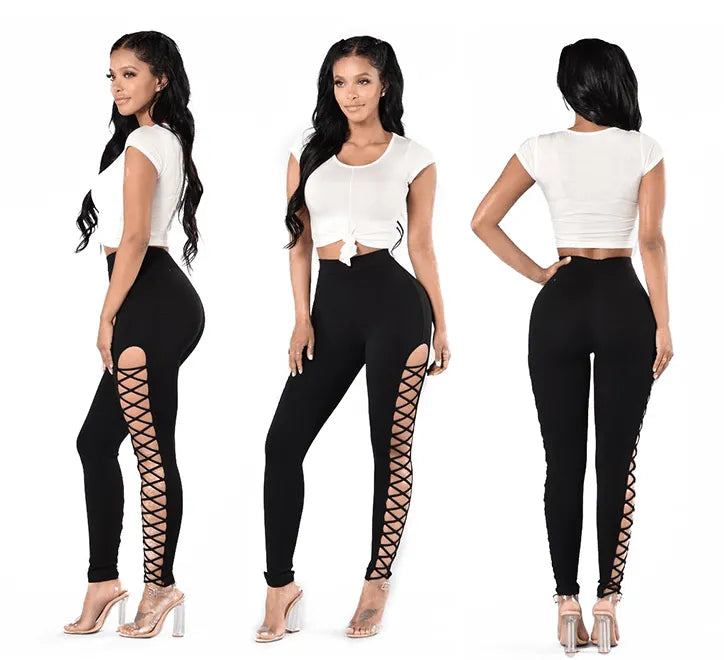Side Cross Leggings