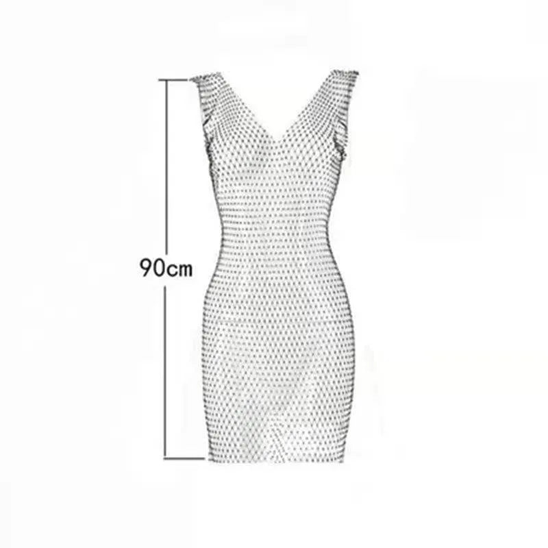 The Diamond Is Shining Summer V-neck Dress