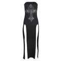 Gothic Cross Hot Drill Dress