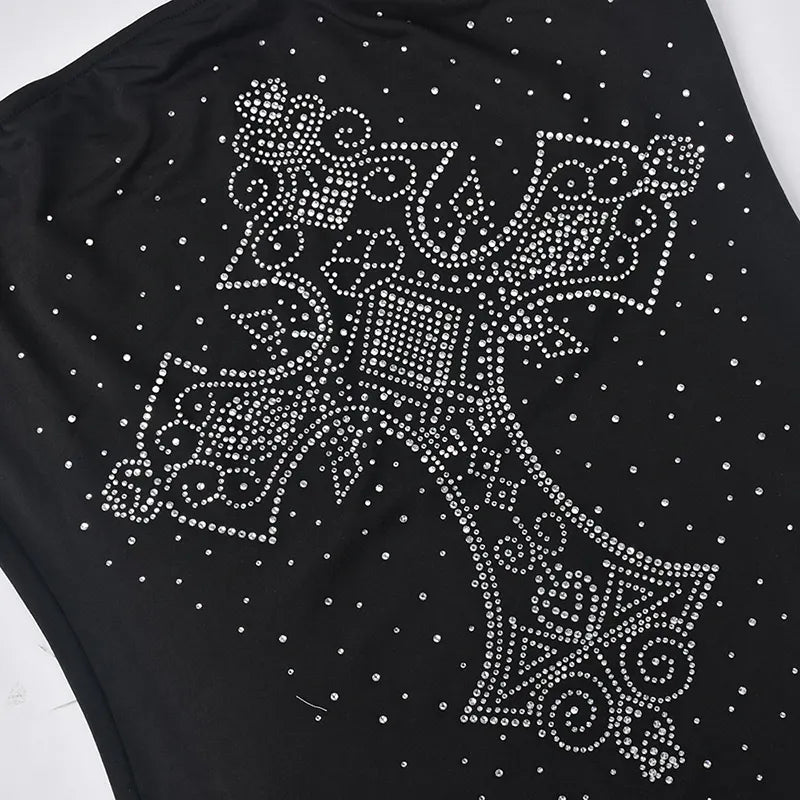 Gothic Cross Hot Drill Dress