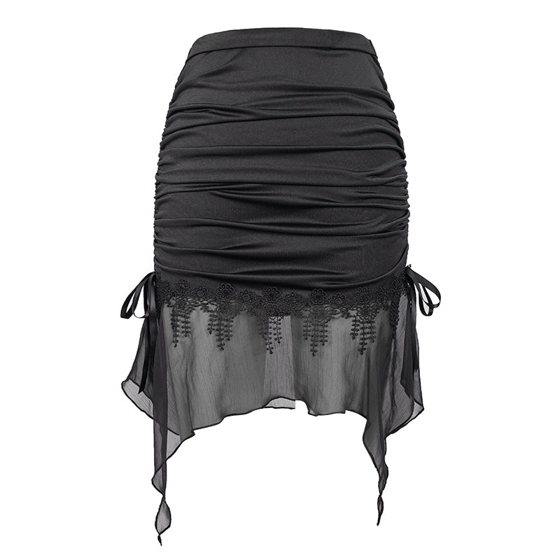 ELF Sack Tight Irregular Hem Swimsuit Skirt