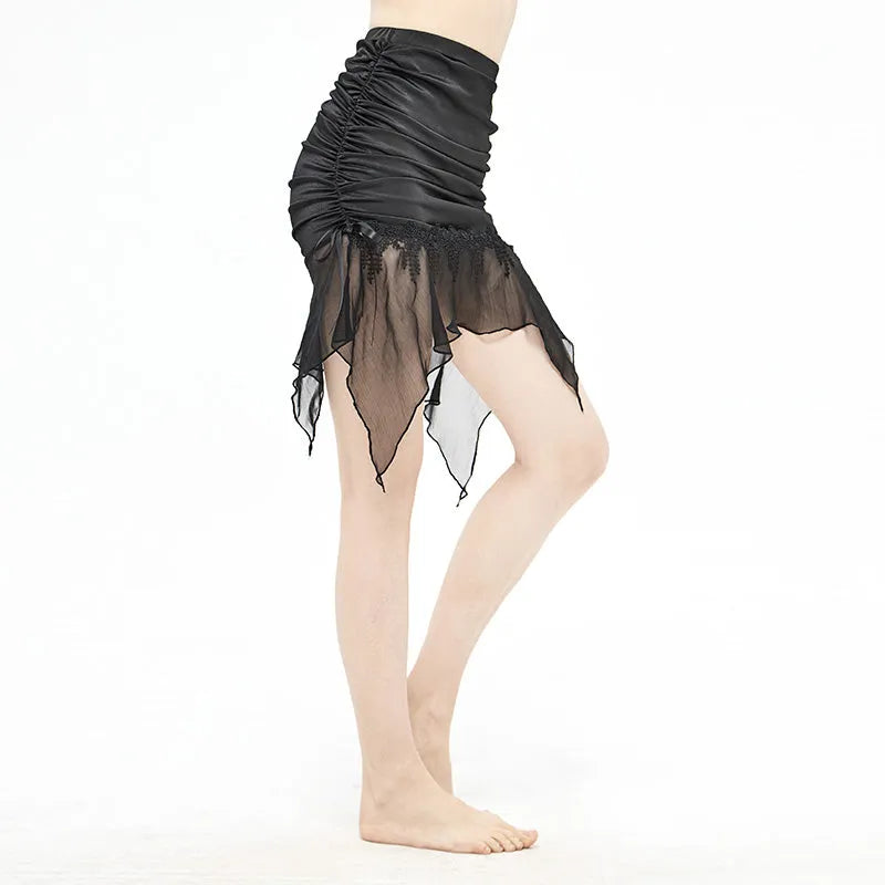 ELF Sack Tight Irregular Hem Swimsuit Skirt