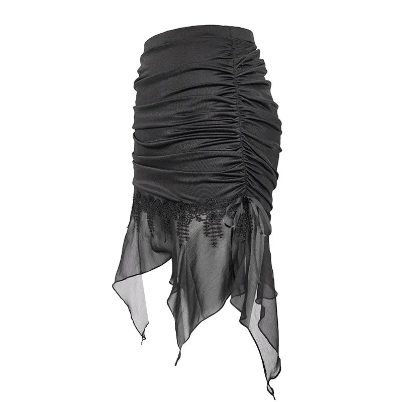 ELF Sack Tight Irregular Hem Swimsuit Skirt