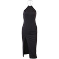 Chain Sling Split Dress