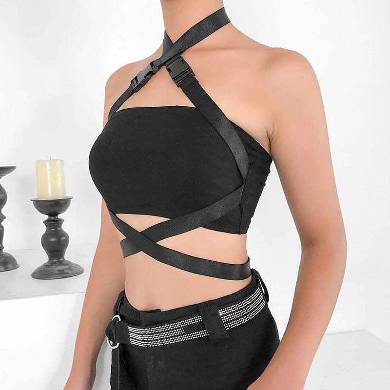 Strap Buckle Top
