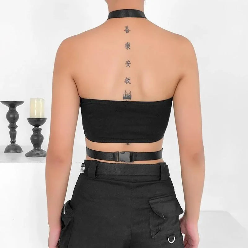 Strap Buckle Top