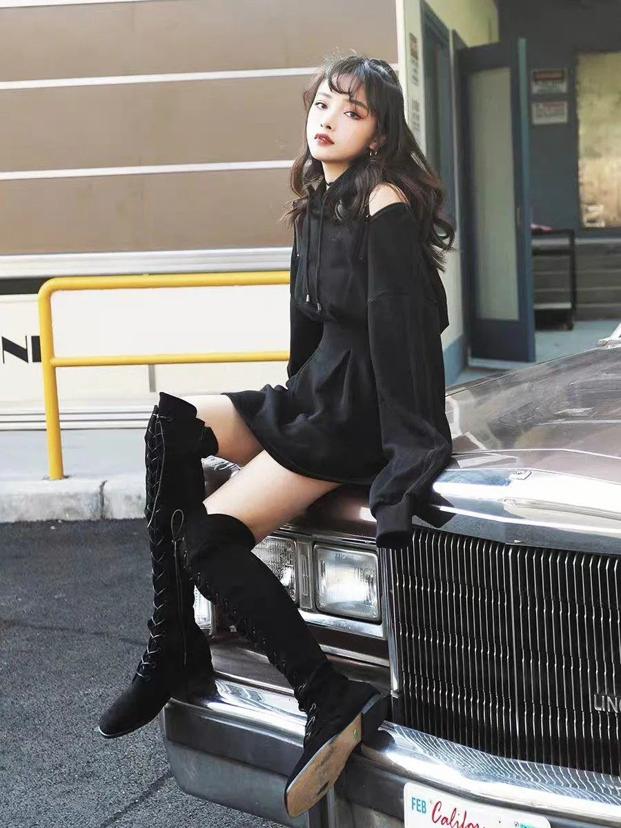 Sweatshirt Slim Dress