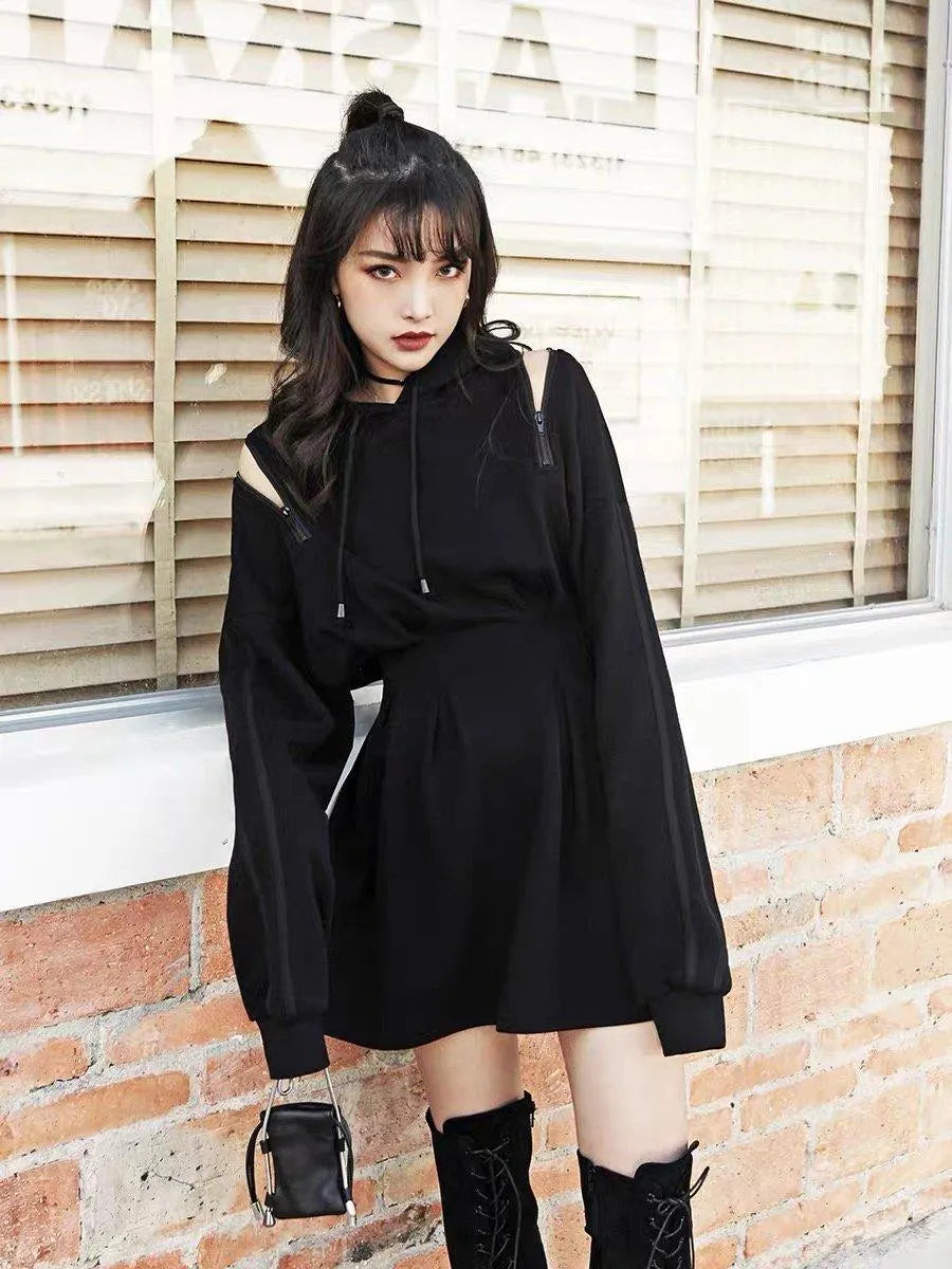 Sweatshirt Slim Dress