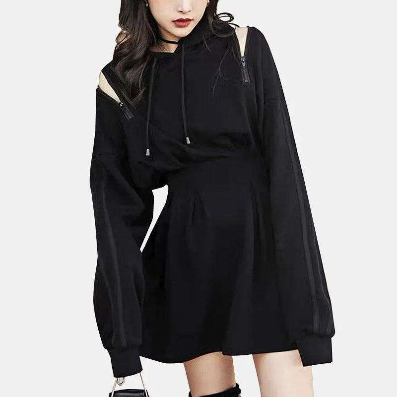 Sweatshirt Slim Dress