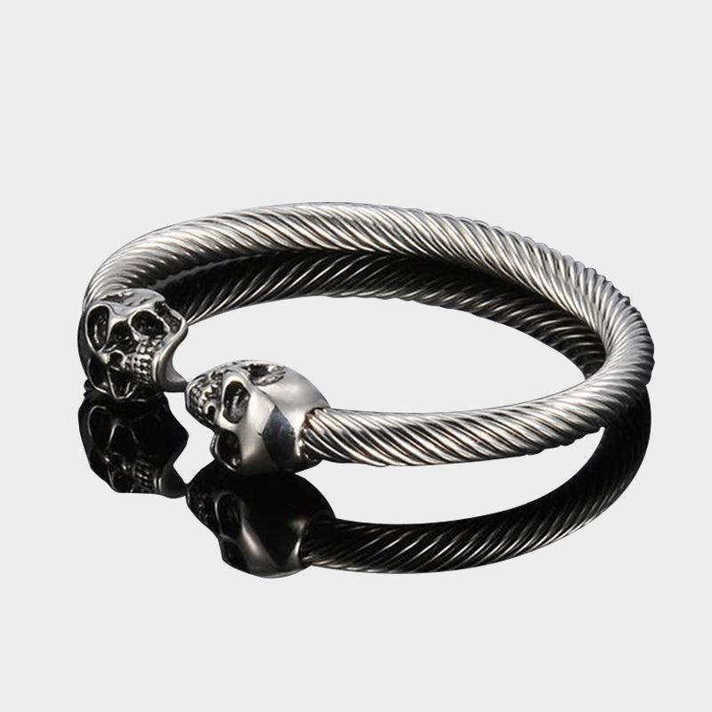 Silver Skull Bracelet