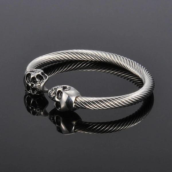 Silver Skull Bracelet