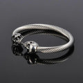 Silver Skull Bracelet