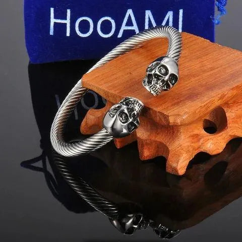 Silver Skull Bracelet