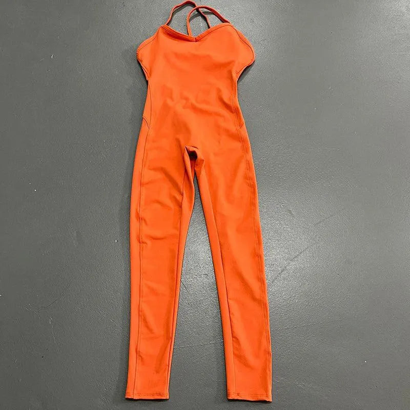Backless Yoga Onepiece Jumsuits
