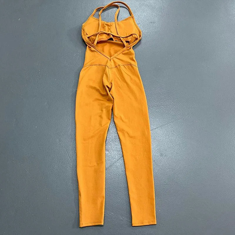 Backless Yoga Onepiece Jumsuits
