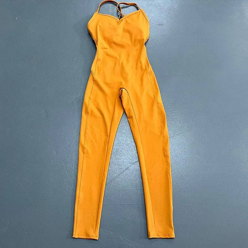 Backless Yoga Onepiece Jumsuits