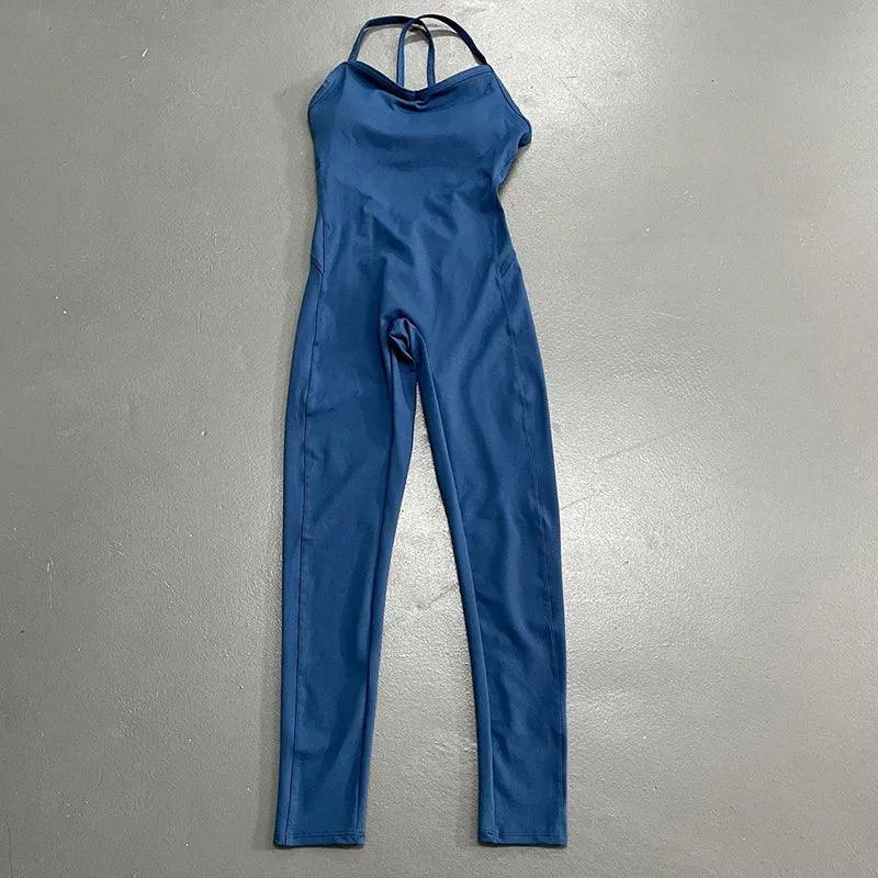 Backless Yoga Onepiece Jumsuits