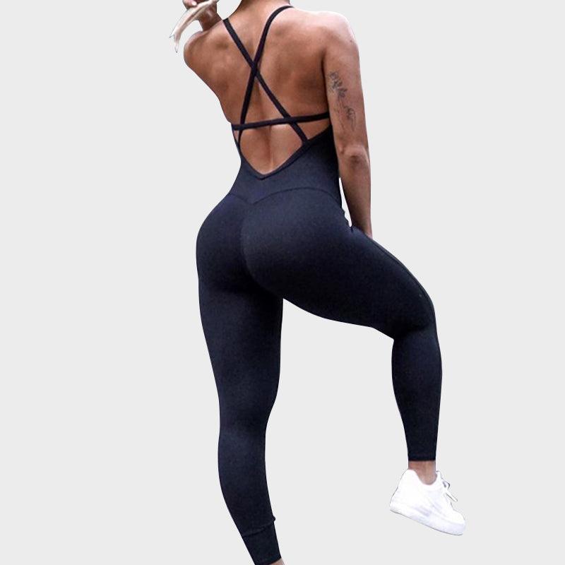 Backless Yoga Onepiece Jumsuits