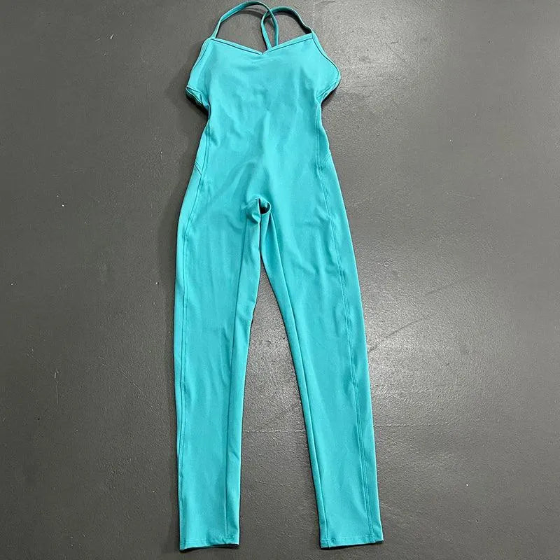 Backless Yoga Onepiece Jumsuits