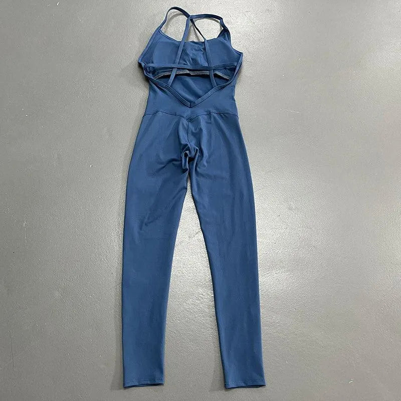 Backless Yoga Onepiece Jumsuits