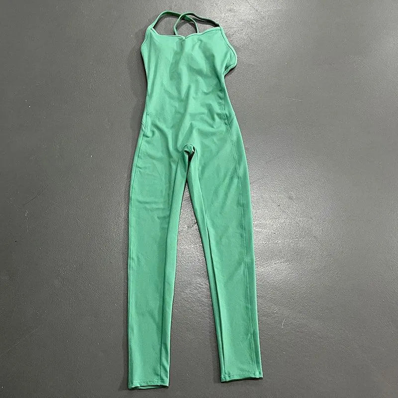 Backless Yoga Onepiece Jumsuits