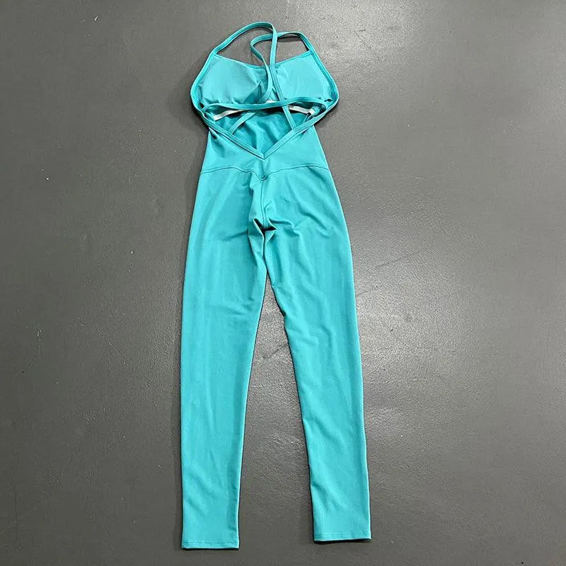 Backless Yoga Onepiece Jumsuits
