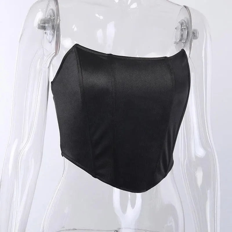 One Neck Sleeveless Slim Top