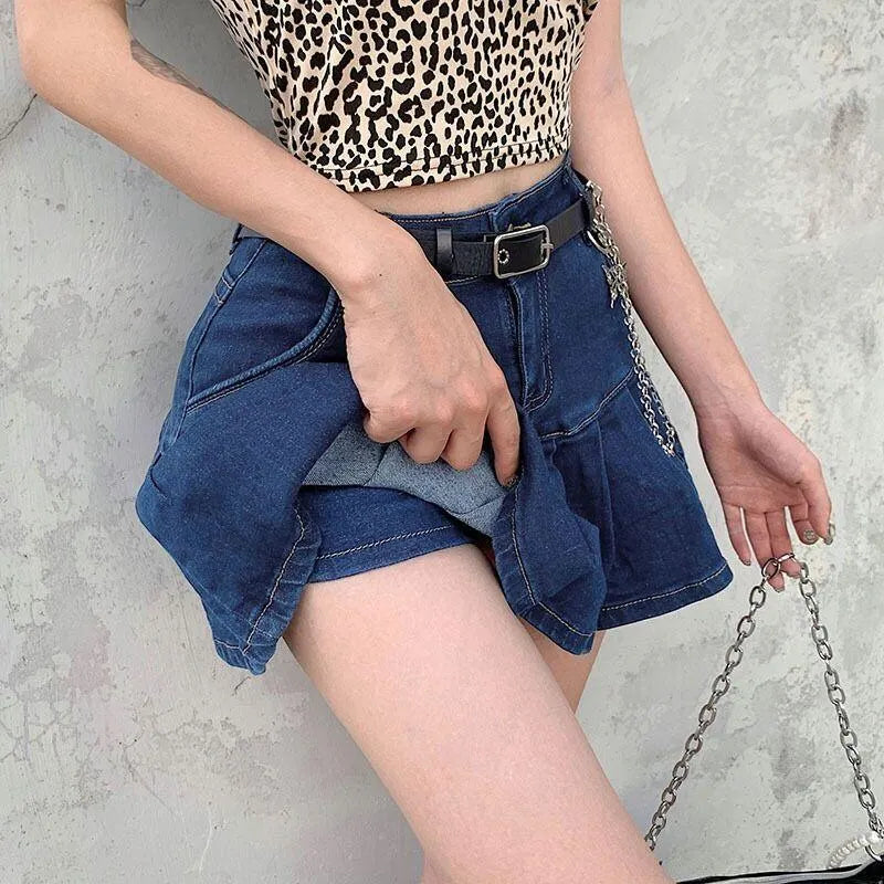 High Waist Ruffle Skirt
