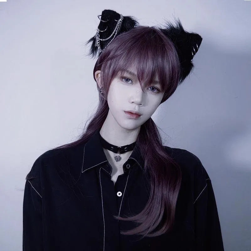 Chain Cat Ear Hairpin and Hairband