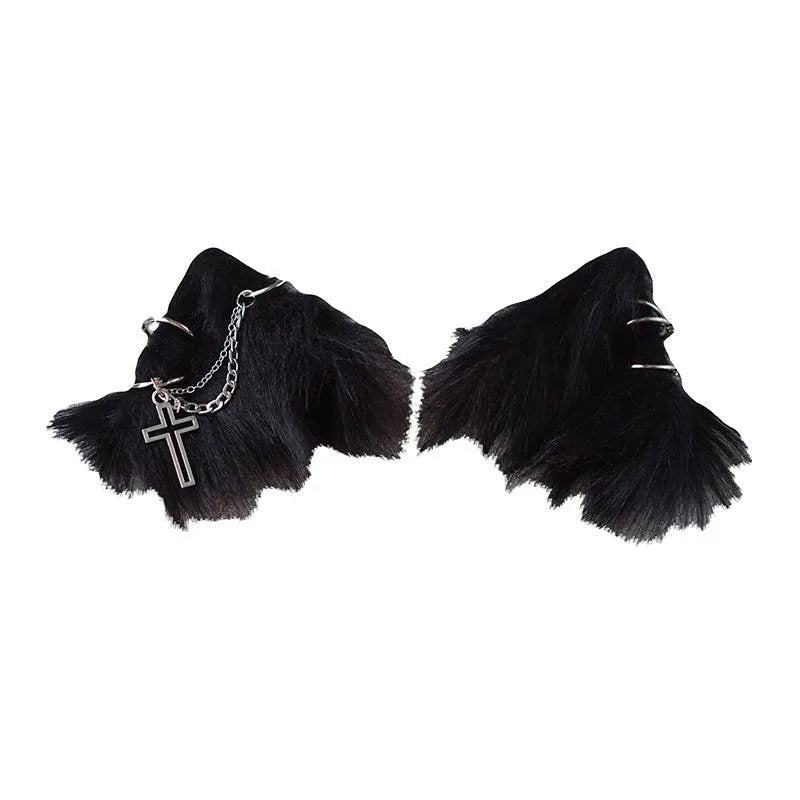 Chain Cat Ear Hairpin and Hairband