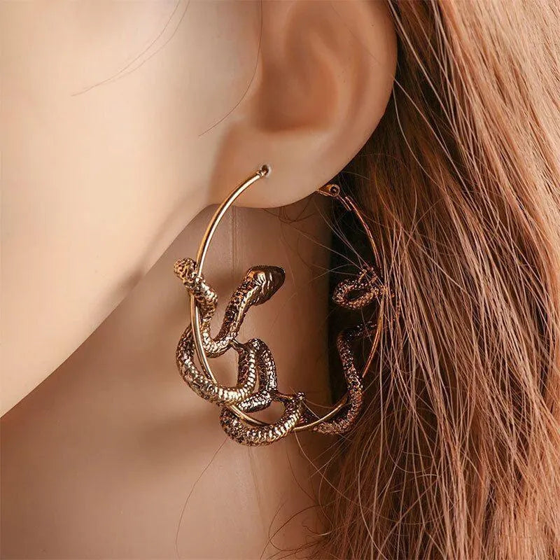 Temperament Snake Earrings