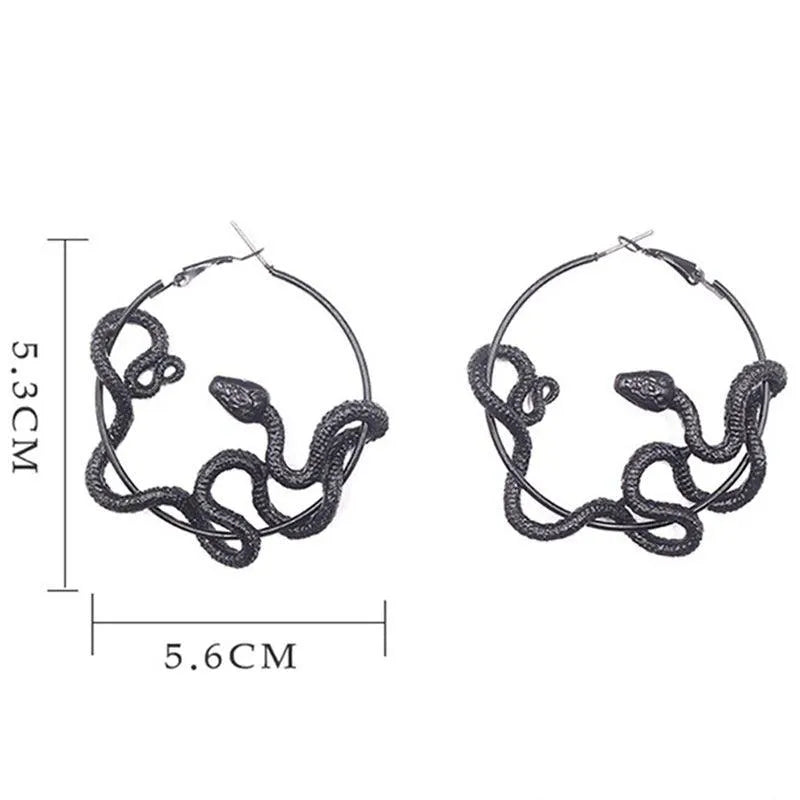 Temperament Snake Earrings