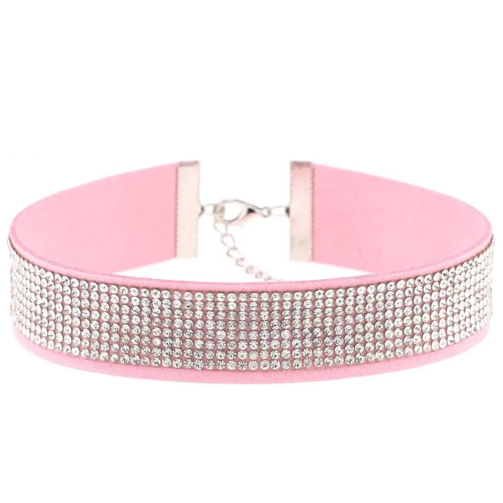 Rhinestones Choker