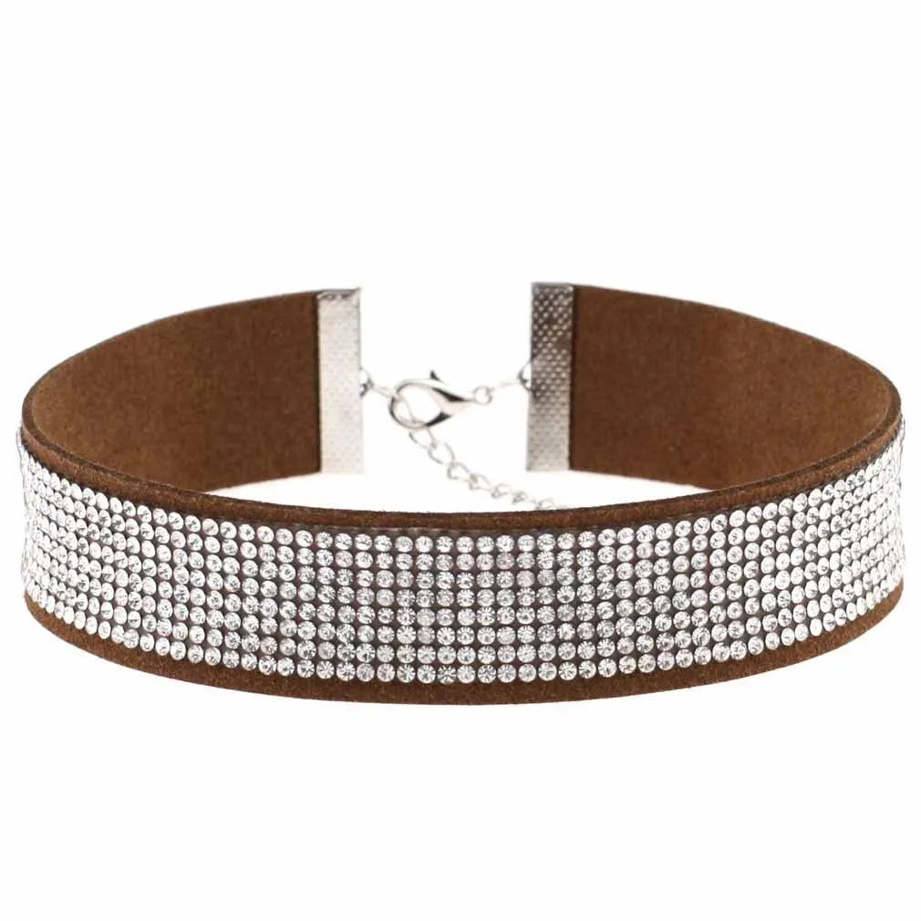Rhinestones Choker
