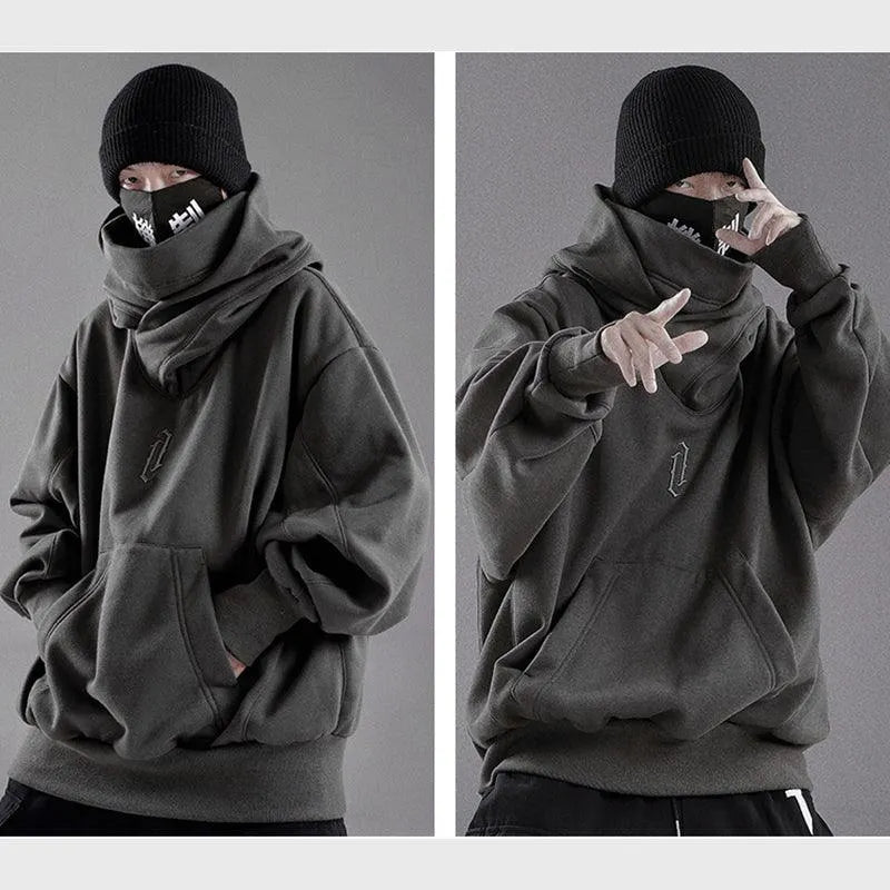 High Neck Oversize Hoodie