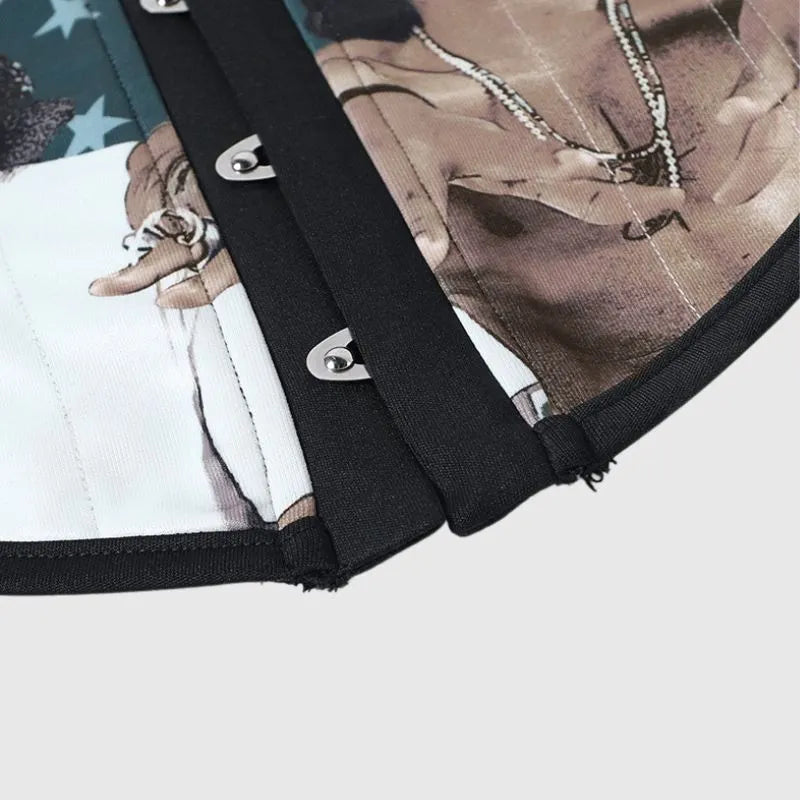 Street Retro Letter Top