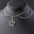Pentagram Double Layer Choker