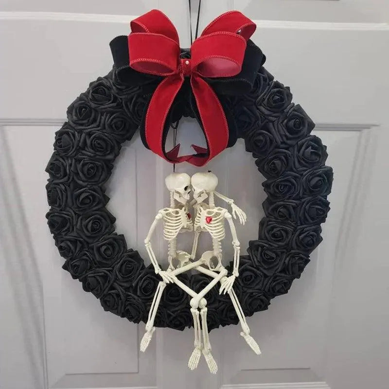 Skeleton Lovers Gift Wreath