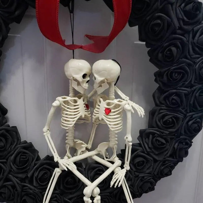 Skeleton Lovers Gift Wreath